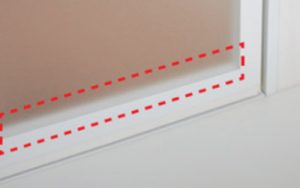 ユアシスのパッキンが無い浴室ドア