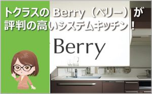 トクラスのBerry（ベリー）が評判の高いシステムキッチン！